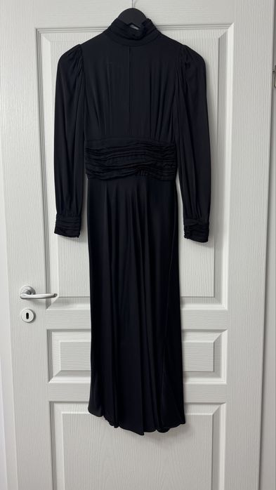 Rochie eleganta midi din matase, Framboise