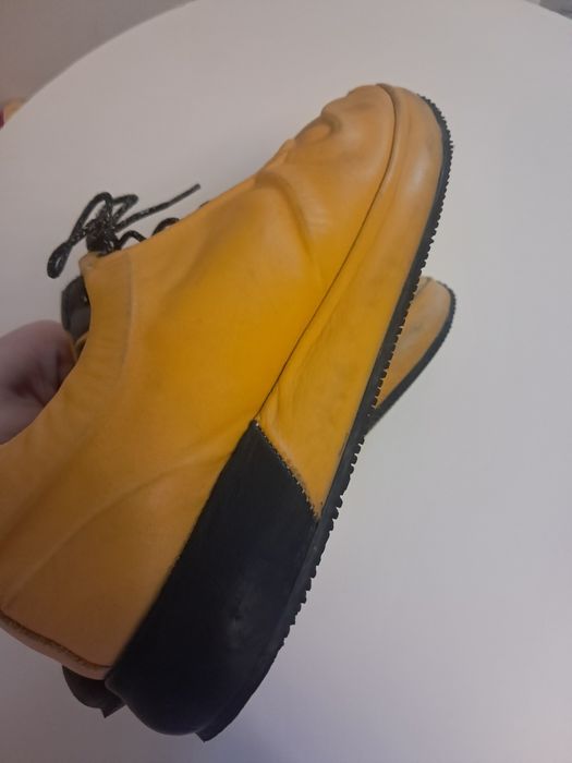 Adidasi galben/mustar piele