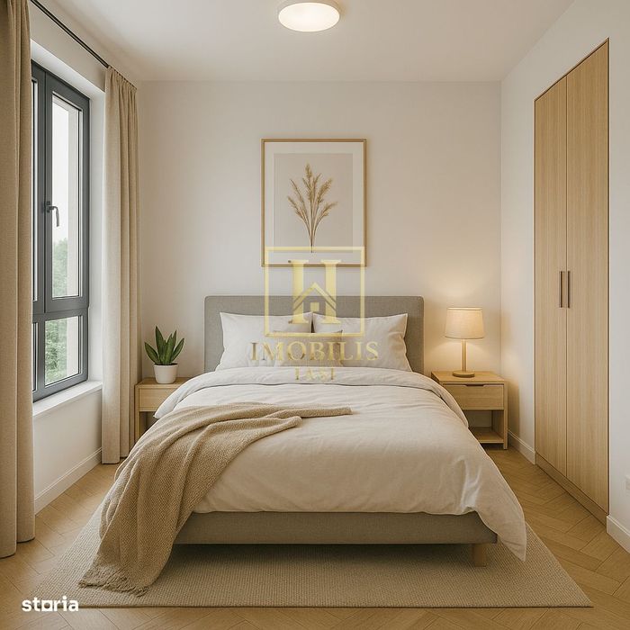 Apartament NOU 2 camere open space 43 mp Bucium 66500 euro