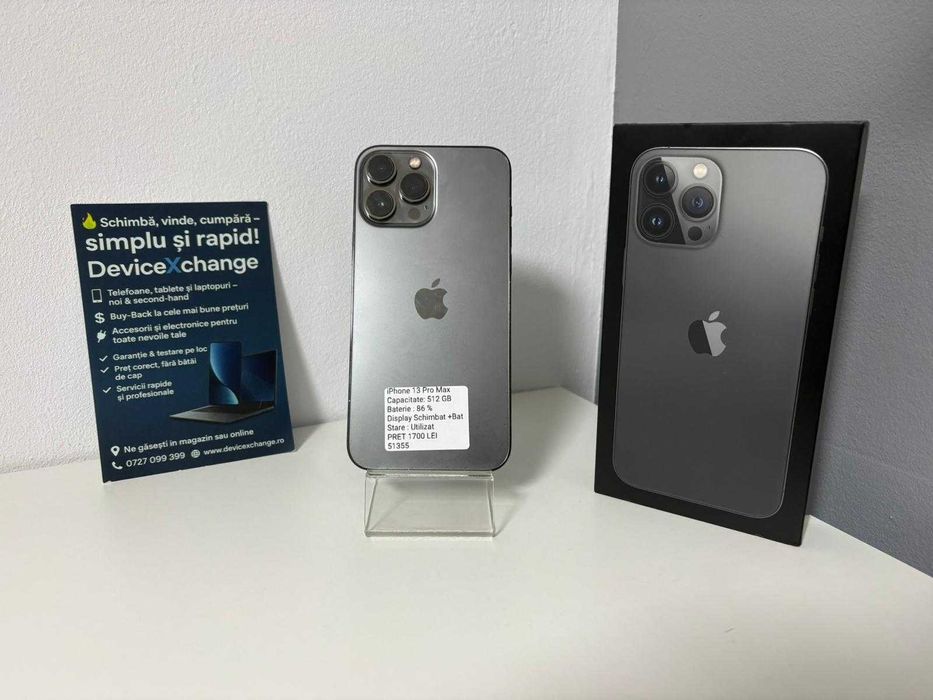 iPhone 13 Pro Max 86% 512 GB * Garantie *Buy Back * deviceXchange