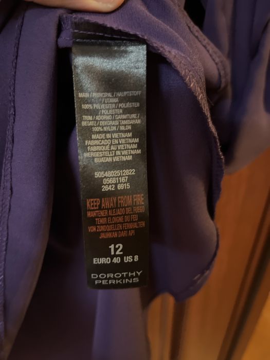 Bluza mov cu plasa neagra noua cu eticheta