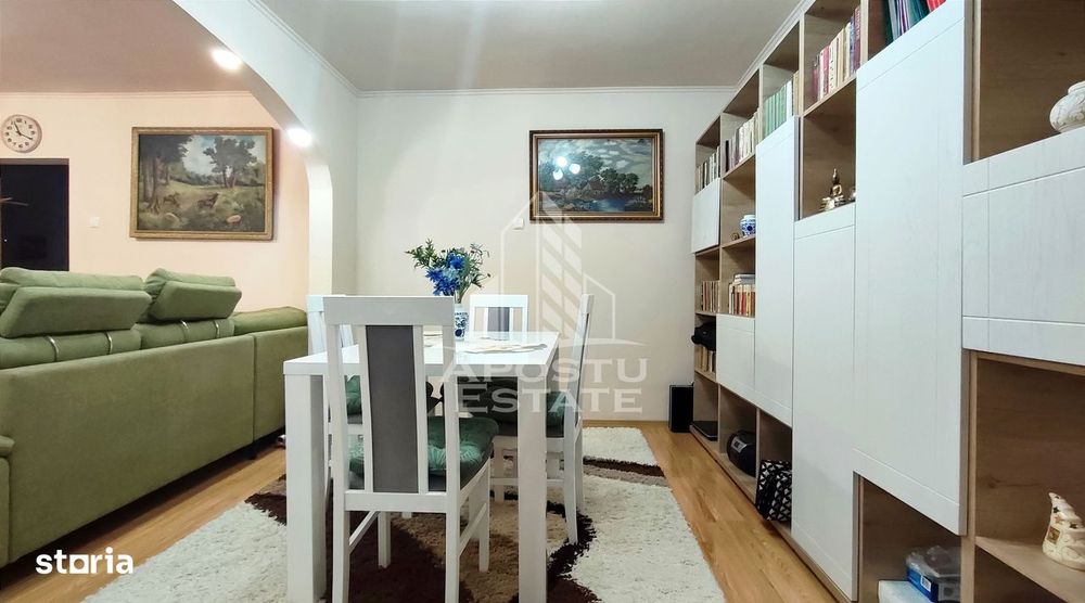 Apartament 4 camere, centrala proprie, zona Miorita