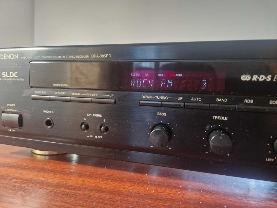 Denon DRA-385RD Receiver Stereo | Phono | Tuner cu defect parțial