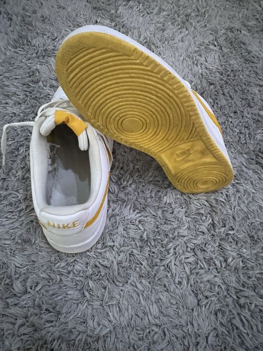 Nike af1 alb cu galben