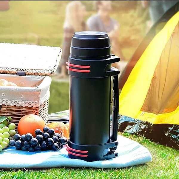 Термос 4 литра / Термос туристический для чая и кофе / Большой термос