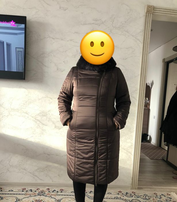 Пуховик зимний теплый