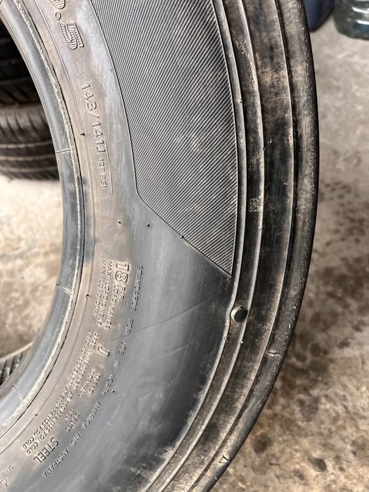 2 anvelope camion 265/70/19.5 , Hankook , 8.8 mm