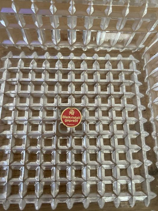 Кристална чиния винтаж WMF