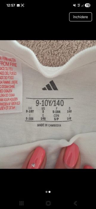 Tricou Adidas 9 ani