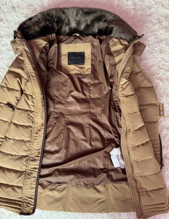 Дамско зимно яке Zara с гъши пух