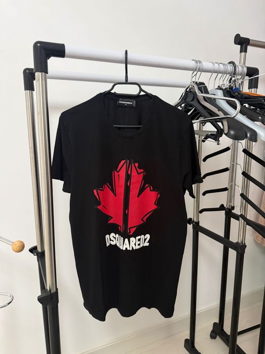 tricou dsquared leaf