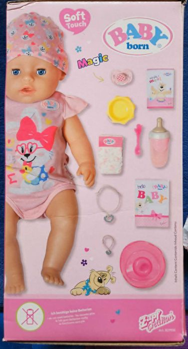 Кукла бебе играчка Baby Born Magic Girl, с аксесоари, 43 см.