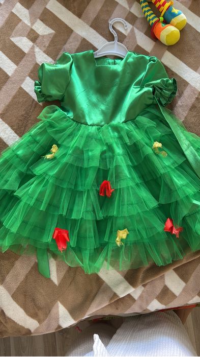 Платье Елка для девочки