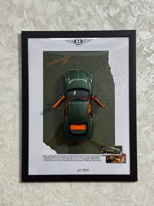 3D картина на стену BENTLEY