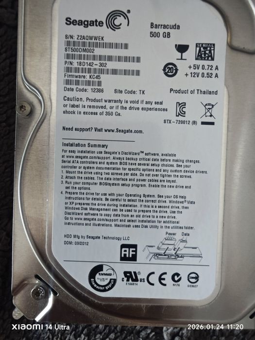 жёсткий диск 500гб 2 Тб 6тб