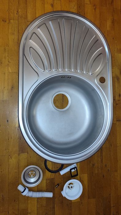 Chiuvetă inox anticalcar 77cm/48 cm