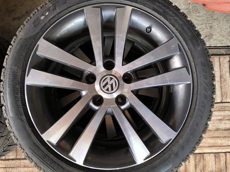 Jante 17 bicolore  vw GTI , anvelope iarna