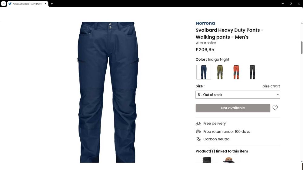 NORRONA Svalbard Heavy Duty Stretch Trouser размер M туристически панталон - 2571