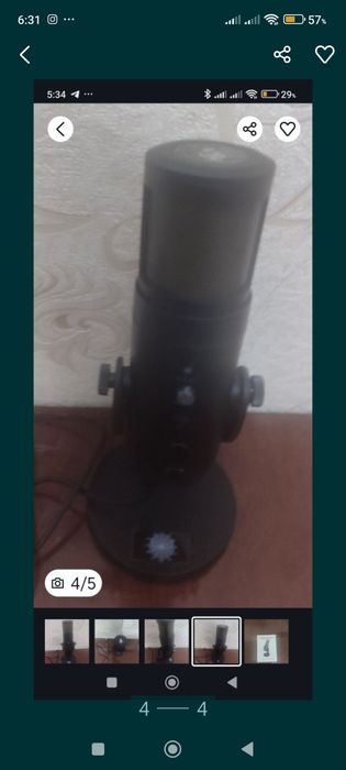 Микрофон студийной.