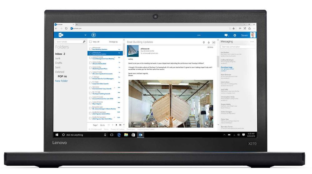 Лаптоп Lenovo X270 I3-6006U 8GB 128GB SSD с до 24 МЕСЕЦА ГАРАНЦИЯ и Windows 11 PRO