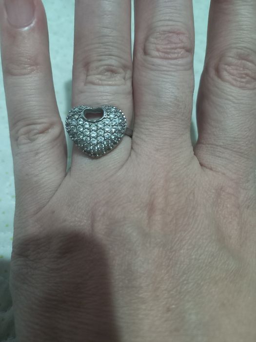 Колечко  серебро