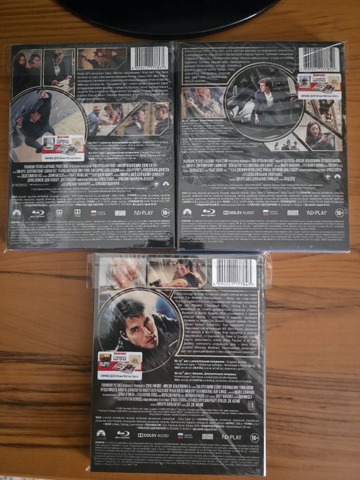 Продаю  коллекцию Blu-ray  Миссия  Невыполнима.