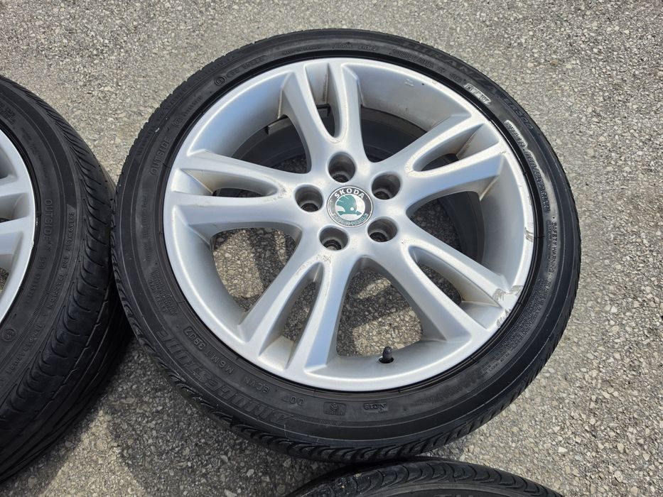 5х100/16 с гуми Шкода Ауди Сеат Субару 5x100/16 Skoda Fabia Octavia VW Audi