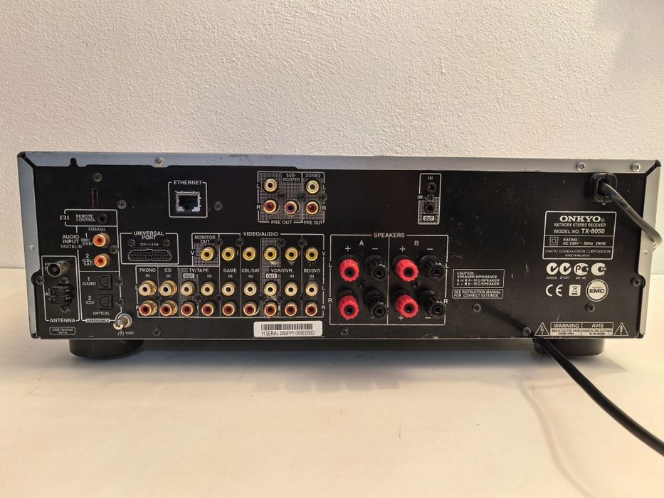 Amplificator Onkyo TX 8050 hdmi usb tuner optical 130 W pe canal