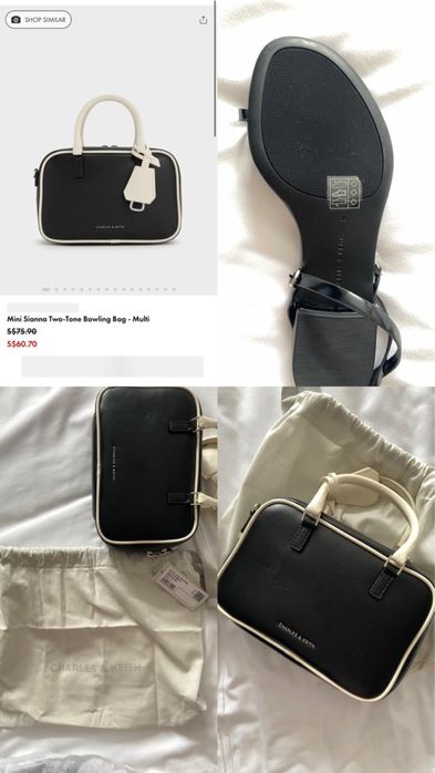 Продам новые сандали и сумку Charles & Keith