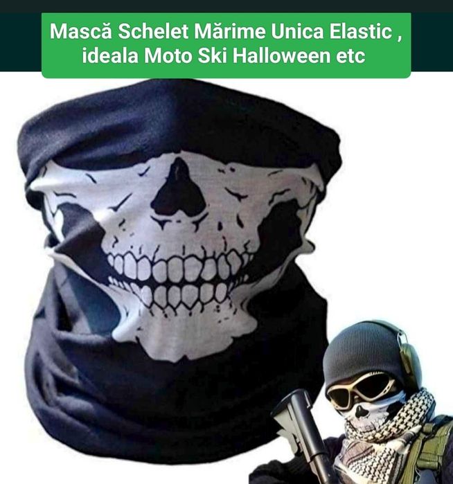Masca schelet elastica masca moto masca ski elastica Unisex