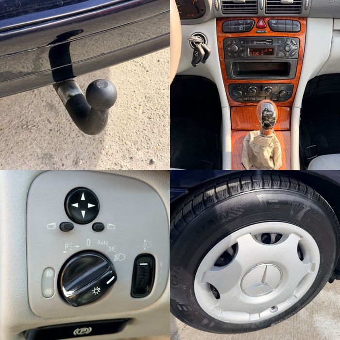 Mercedes C-klass, 2.2 diesel,  2002, RATE CU BULETINUL,  AVANS 0