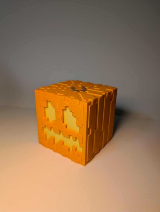 Minecraft mini Jack'o'lantern