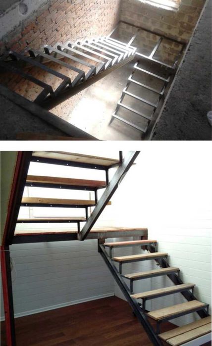 Лестницы металлокаркас