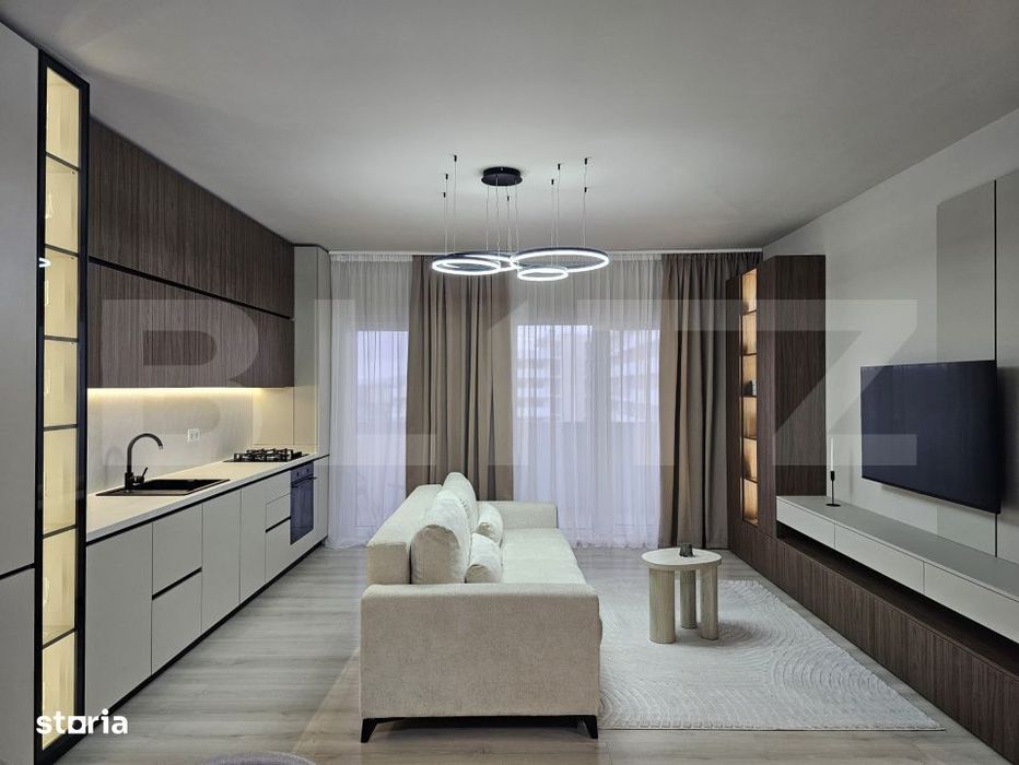 LUX Apartament 2 camere, 52 mp, etaj intermediar, garaj, zona Eroilor — fotografia 3