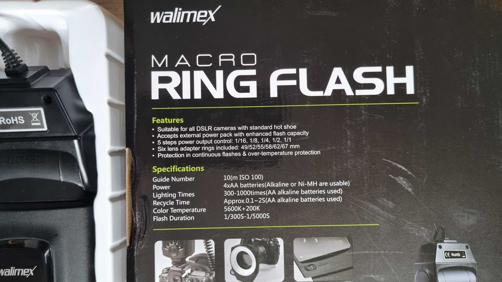 Blitz Macro ring Flash Walimex identic cu Godox ML-150
