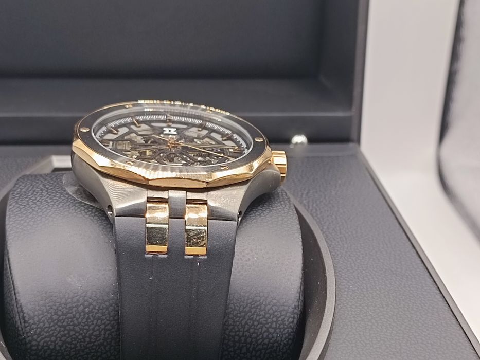 Луксозен мъжки часовник EDOX Skeleton Automatic  Swiss Made