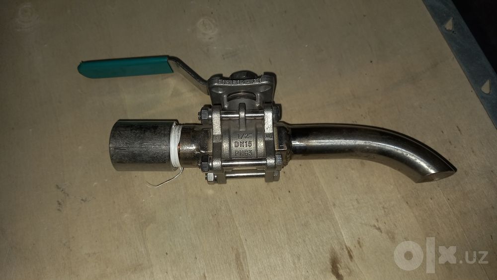 Нерж кран. Д-15 ишлаб чикариш линиясига