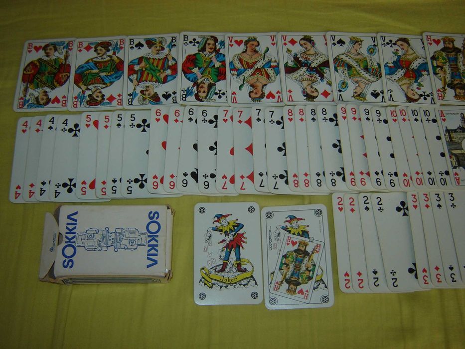 Carti de joc Made in Belgia noi anii 90