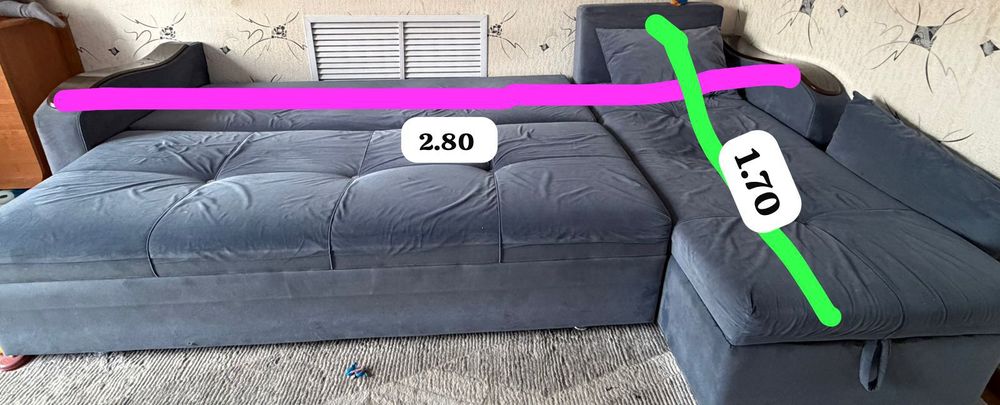 Диван уголок б/у