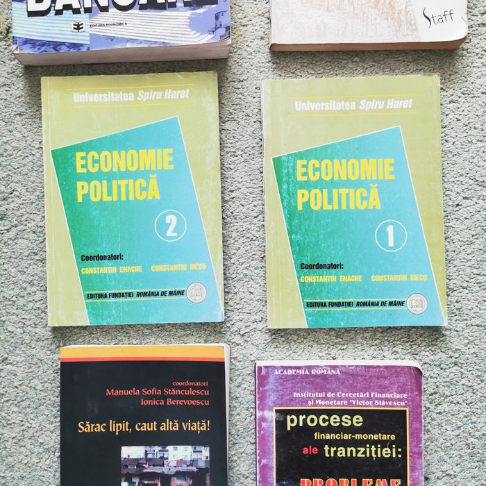 Cărți economie politică, banci