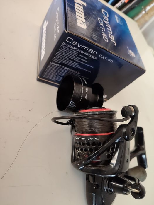 Lanseta Okuma C.B. Feeder, 3.60m, 60-120g, 3+3buc + Okuma Ceymar XT 40