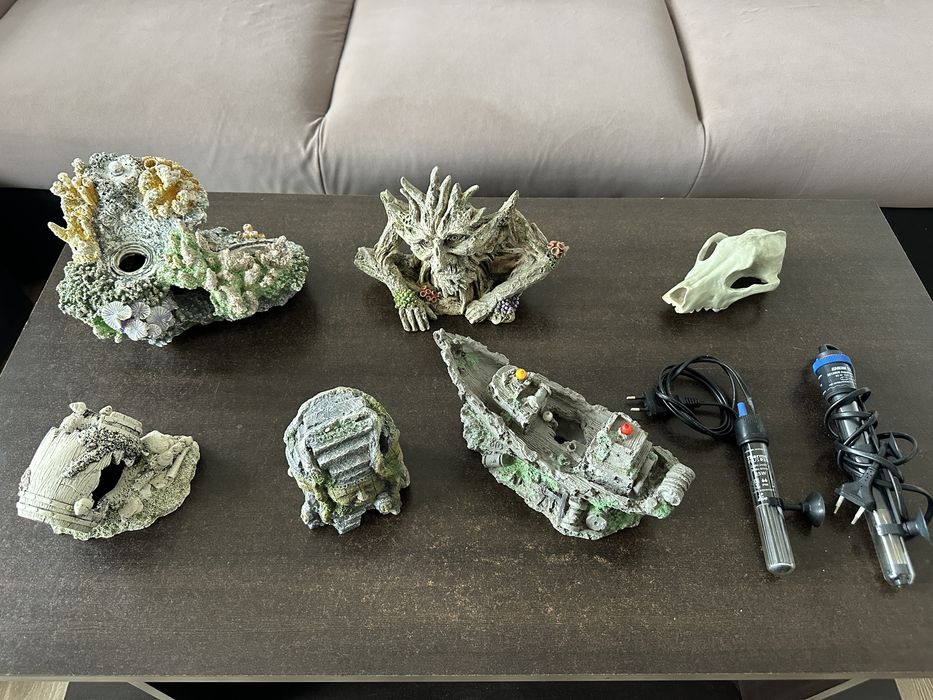 Decor acvariu, accesorii