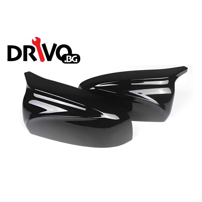 Гаранция! Нови Черни Batman Капаци за Огледала за BMW X5 E70 и X6 E71