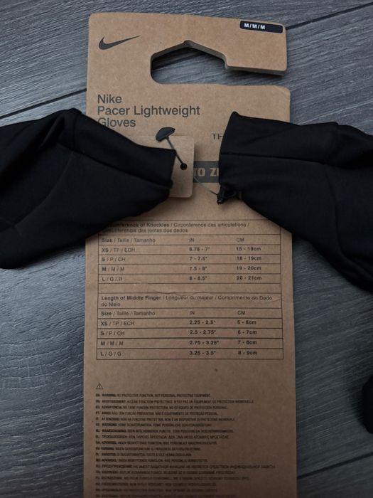Mănuși alergare Nike Pacer Lightweight Therma-FIT NOI