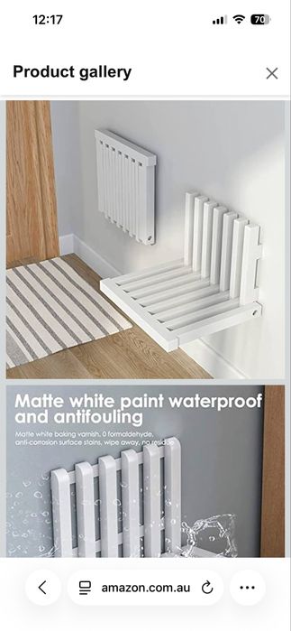 Чисто нови 2 броя падащи дървени столове за стена