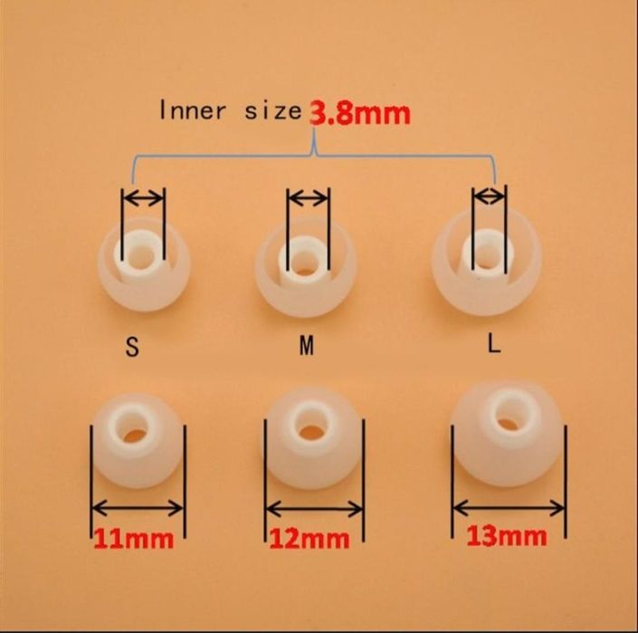 Резервни силиконови тапи  за слушалки