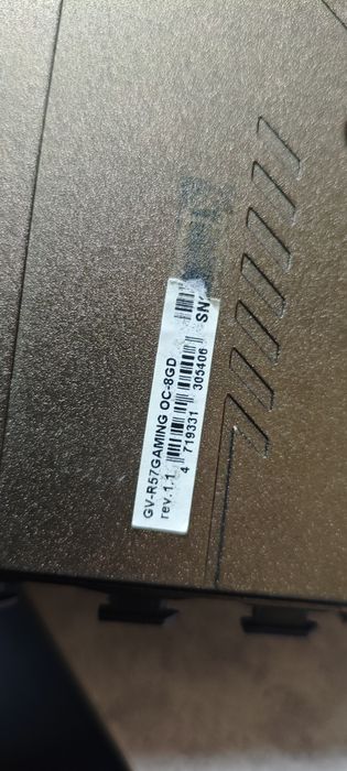 Видеокарта Rx5700 8gb gigabyte