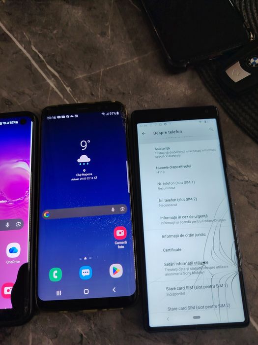 Samsung s8 S10 S10+și Sony