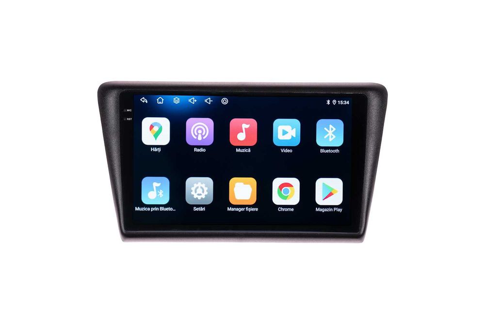 Navigatie Skoda Rapid Android 14 , Apple Carplay Waze , Youtube + Camera Marsarier