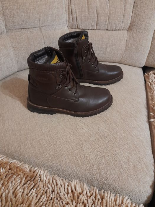 Мужские ботинки на цигейке